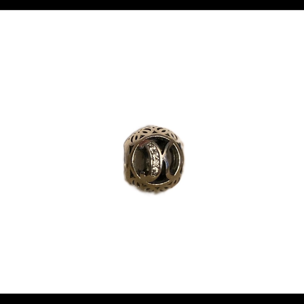 K initial bracelet charm